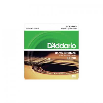 daddario-akustik-gitar-tel-seti-85-15-bronze-super-light-g-ez890